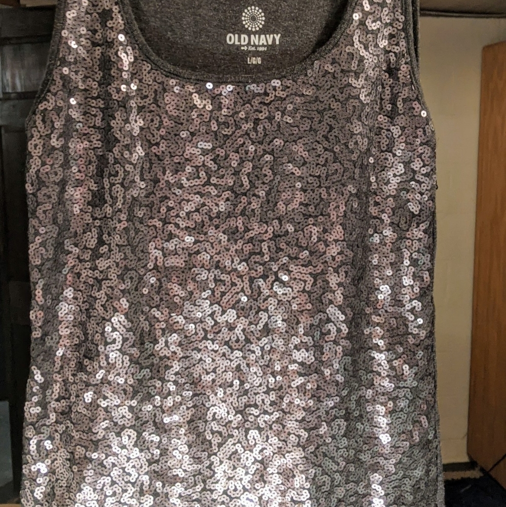 Old Navy Sequin Tank Top